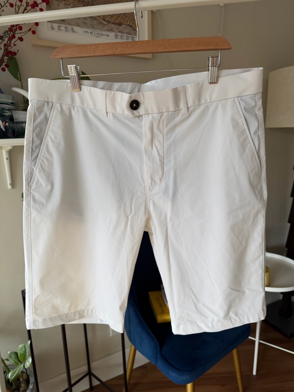 Greyson Men's White Performance Shorts